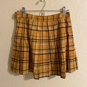 Forever 21 Pleated Plaid Skirt